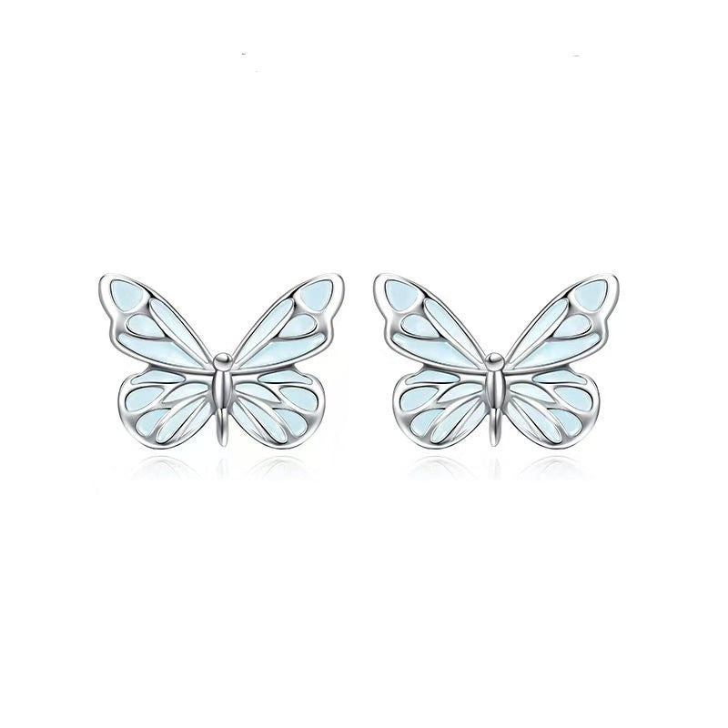 Pendientes Mariposas Iluminadas (PLATA 925)