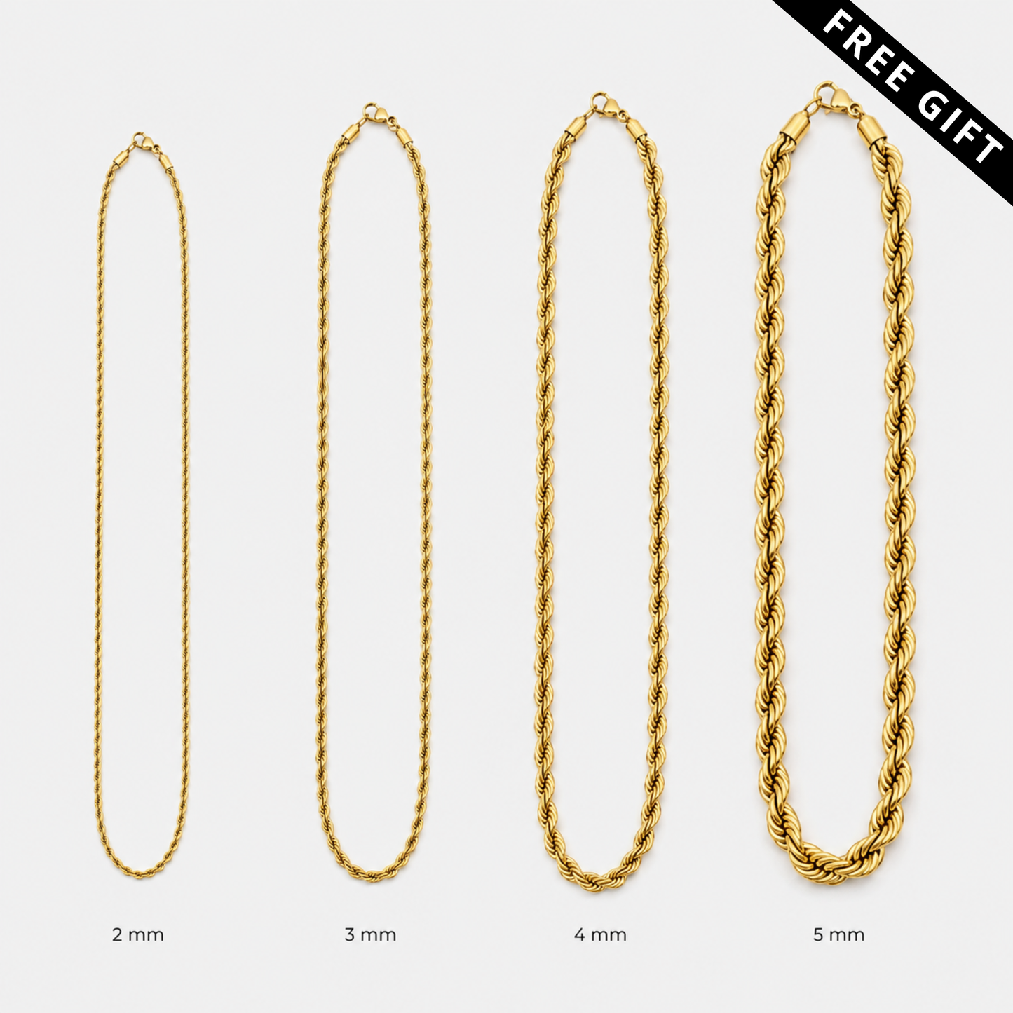 CADENA REGALO ROPE (ORO/PLATA)