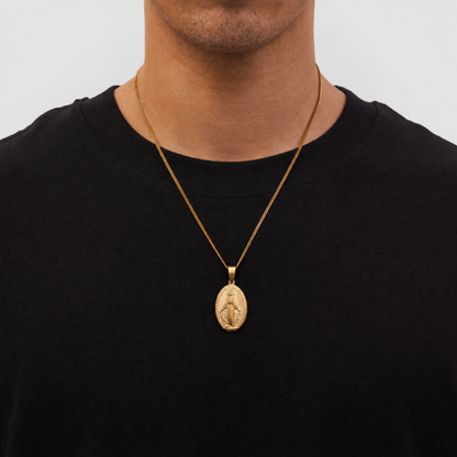 Colgante Virgen María (ORO/PLATA)