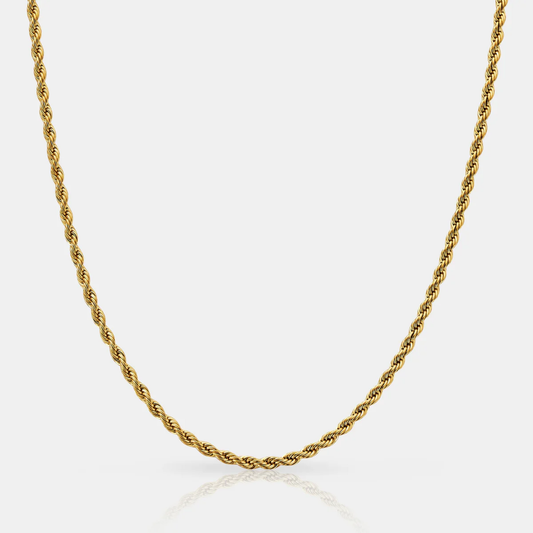 Cadena Rope 3MM (ORO/PLATA)
