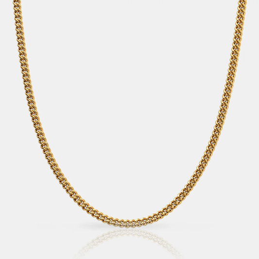 Cadena Cubana 3MM (ORO/PLATA)