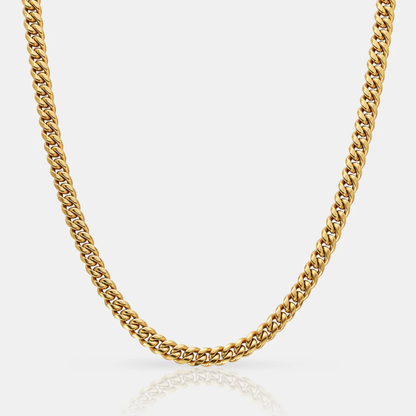 Cadena Cubana 5MM (ORO/PLATA)