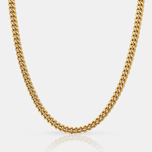 Cadena Cubana 5MM (ORO/PLATA)