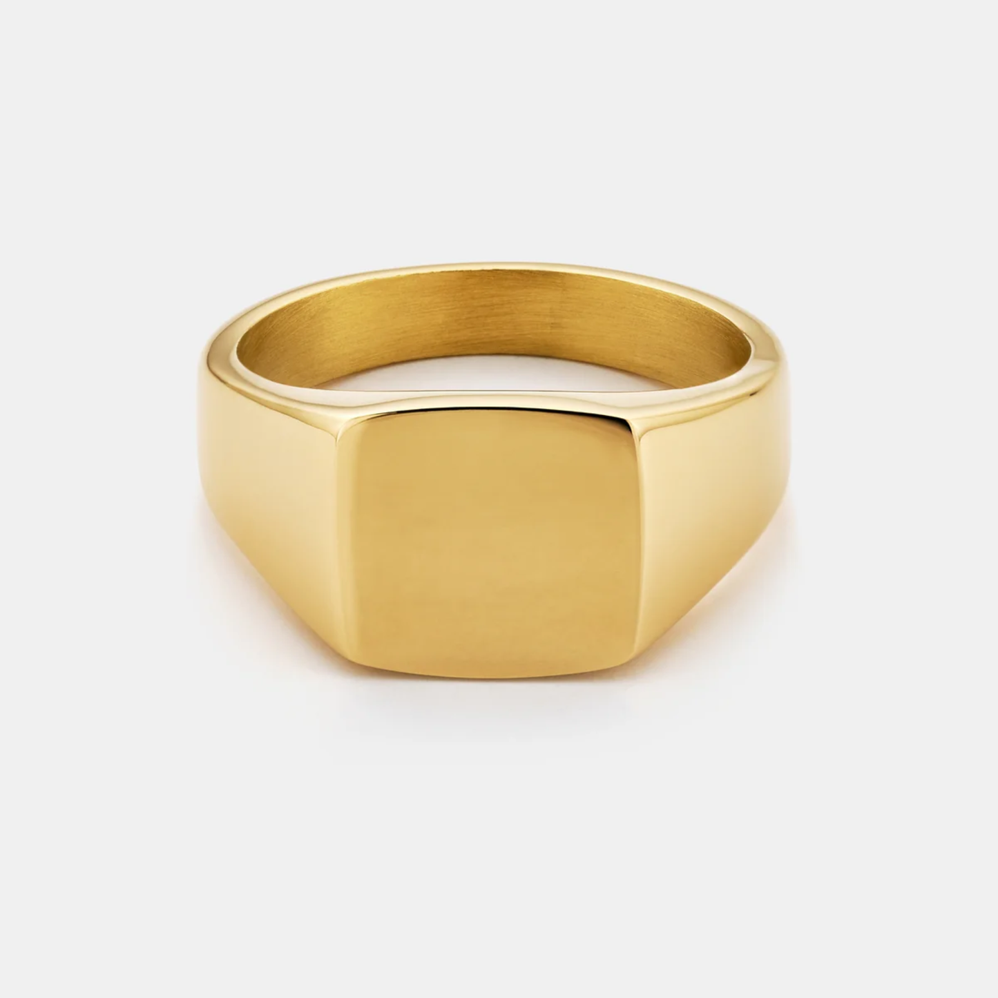 Anillo Sello Cuadrado (ORO/PLATA)