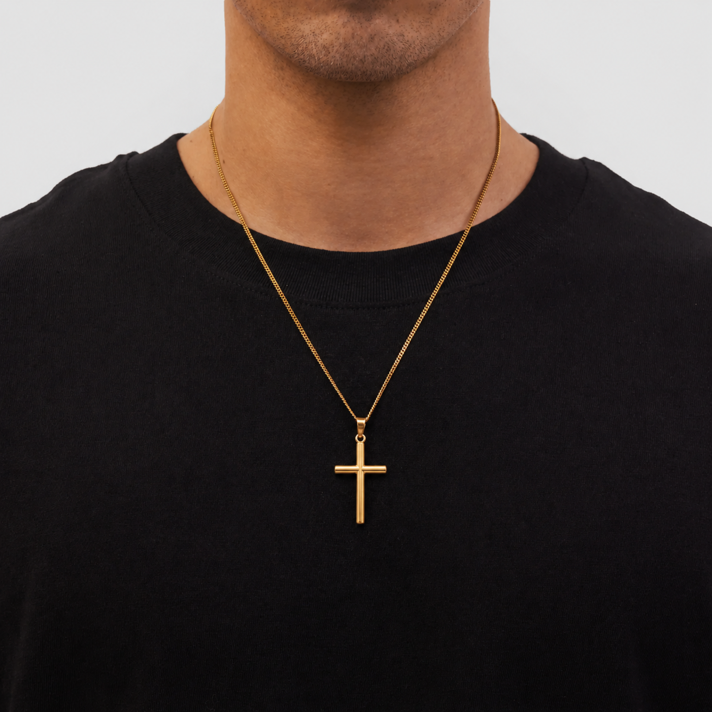 Colgante Cruz (ORO/PLATA)