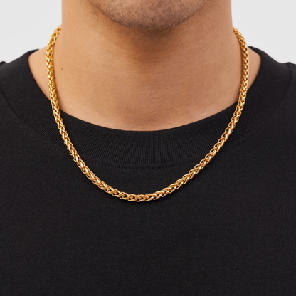 Cadena Wheat 5MM (ORO/PLATA)