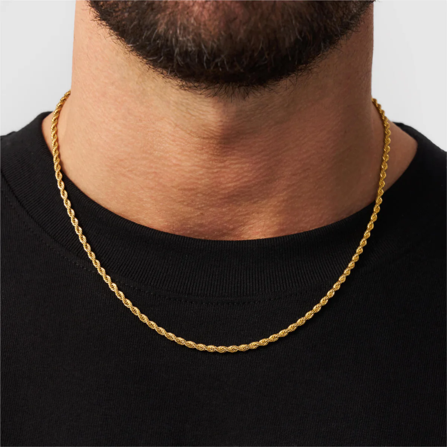 Cadena Rope 3MM (ORO/PLATA)