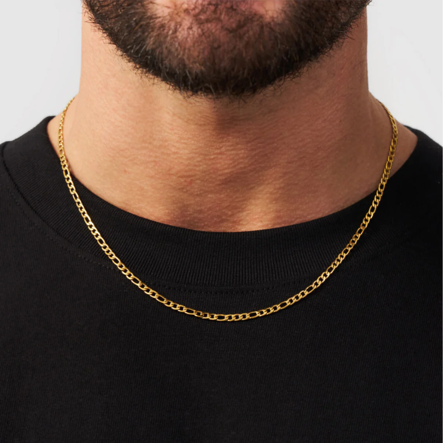 Cadena Figaro 3MM (ORO/PLATA)