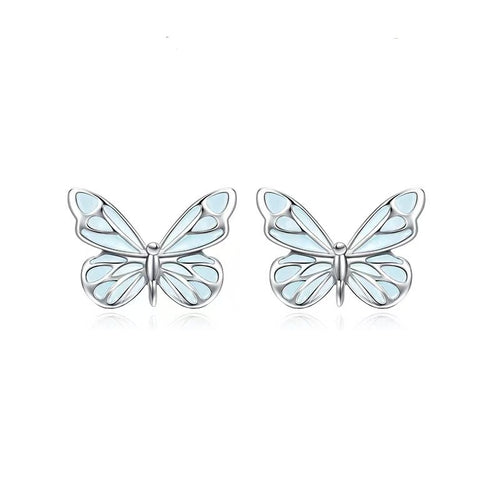 Pendientes Mariposas Iluminadas (PLATA 925)