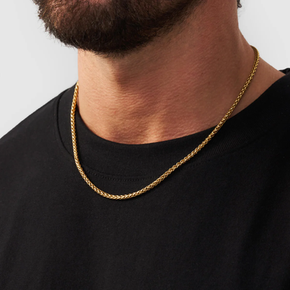 Cadena Wheat 3MM (ORO/PLATA)
