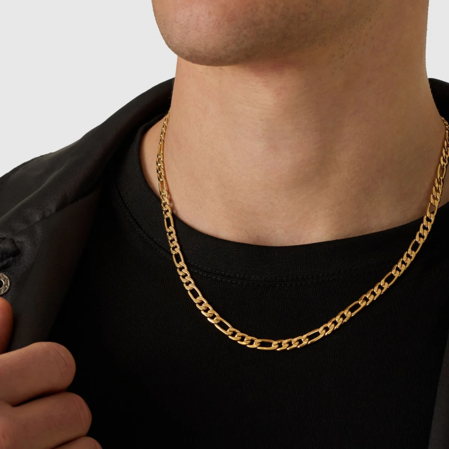 Cadena Figaro 5MM (ORO/PLATA)