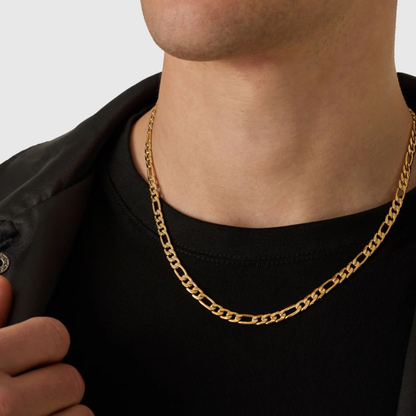 Cadena Figaro 5MM (ORO/PLATA)