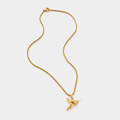 Colgante Cupido Armado (ORO/PLATA)