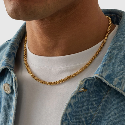 Cadena Wheat 5MM (ORO/PLATA)