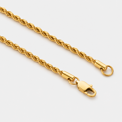 Cadena Rope 3MM (ORO/PLATA)