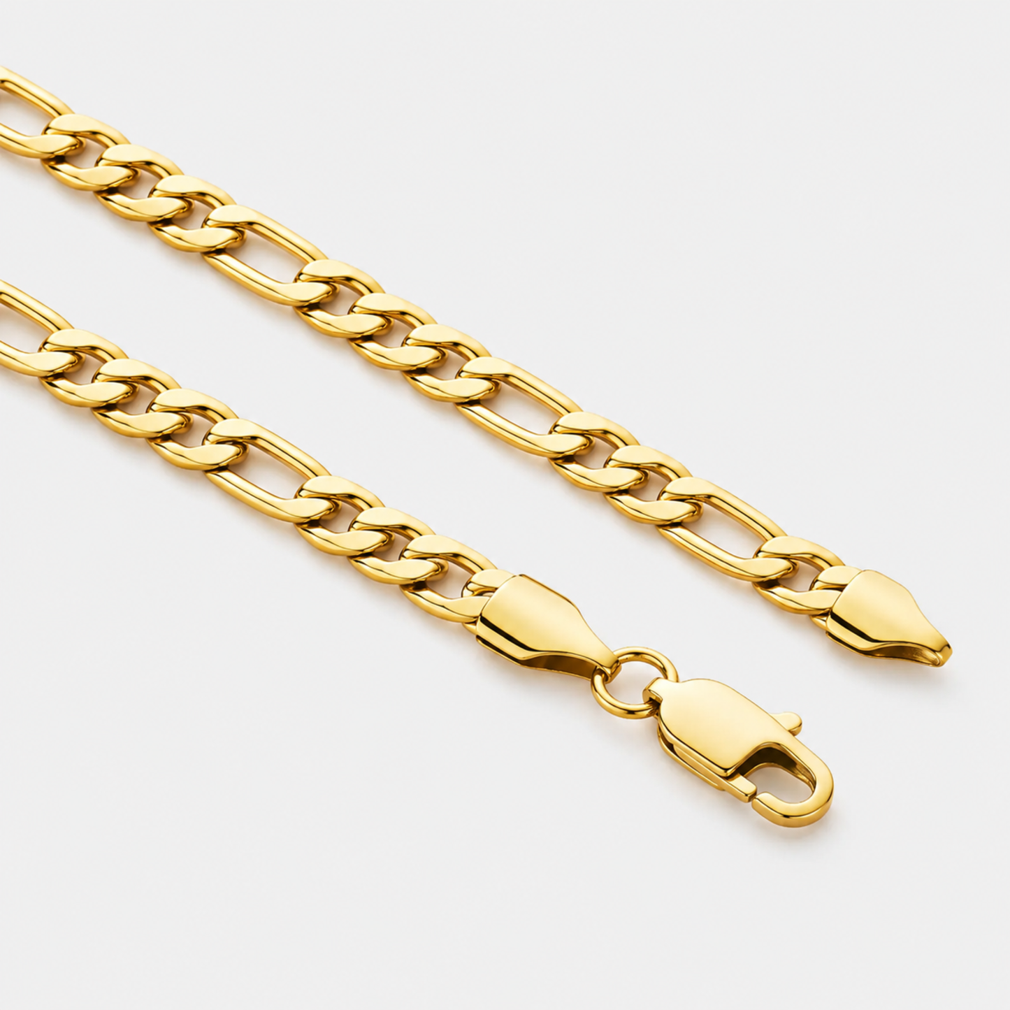Cadena Figaro 5MM (ORO/PLATA)