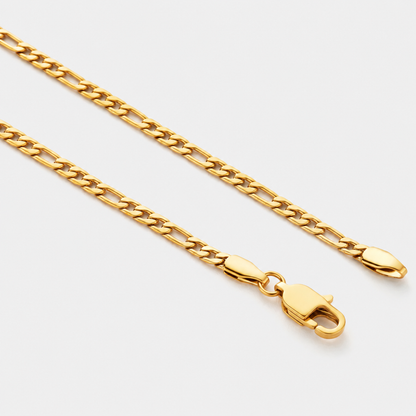 Cadena Figaro 3MM (ORO/PLATA)