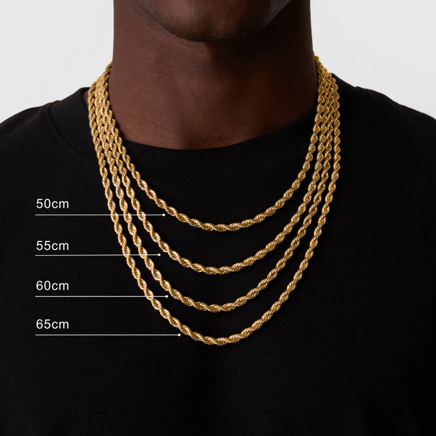 Cadena Rope 5MM (ORO/PLATA)