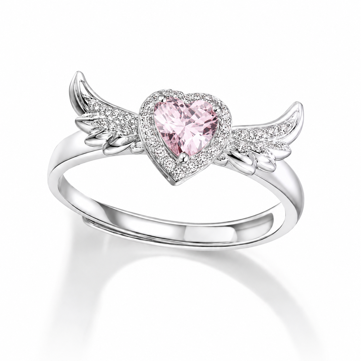 Anillo Corazon Alas (PLATA 925)