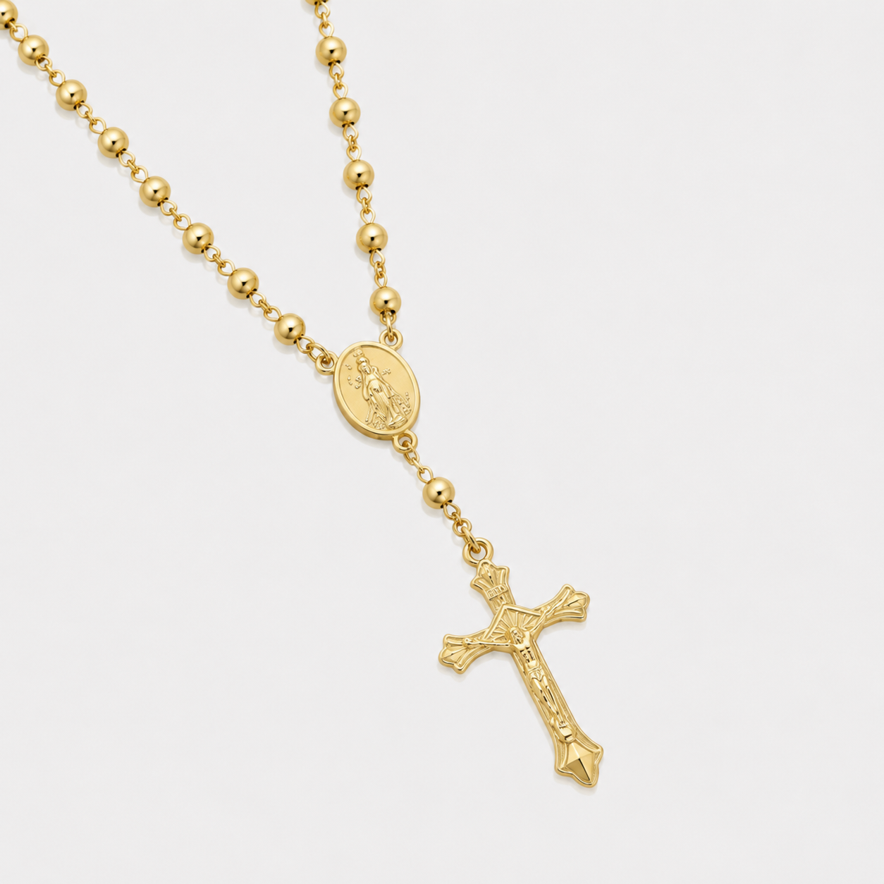 Colgante Rosario Católico (ORO/PLATA)