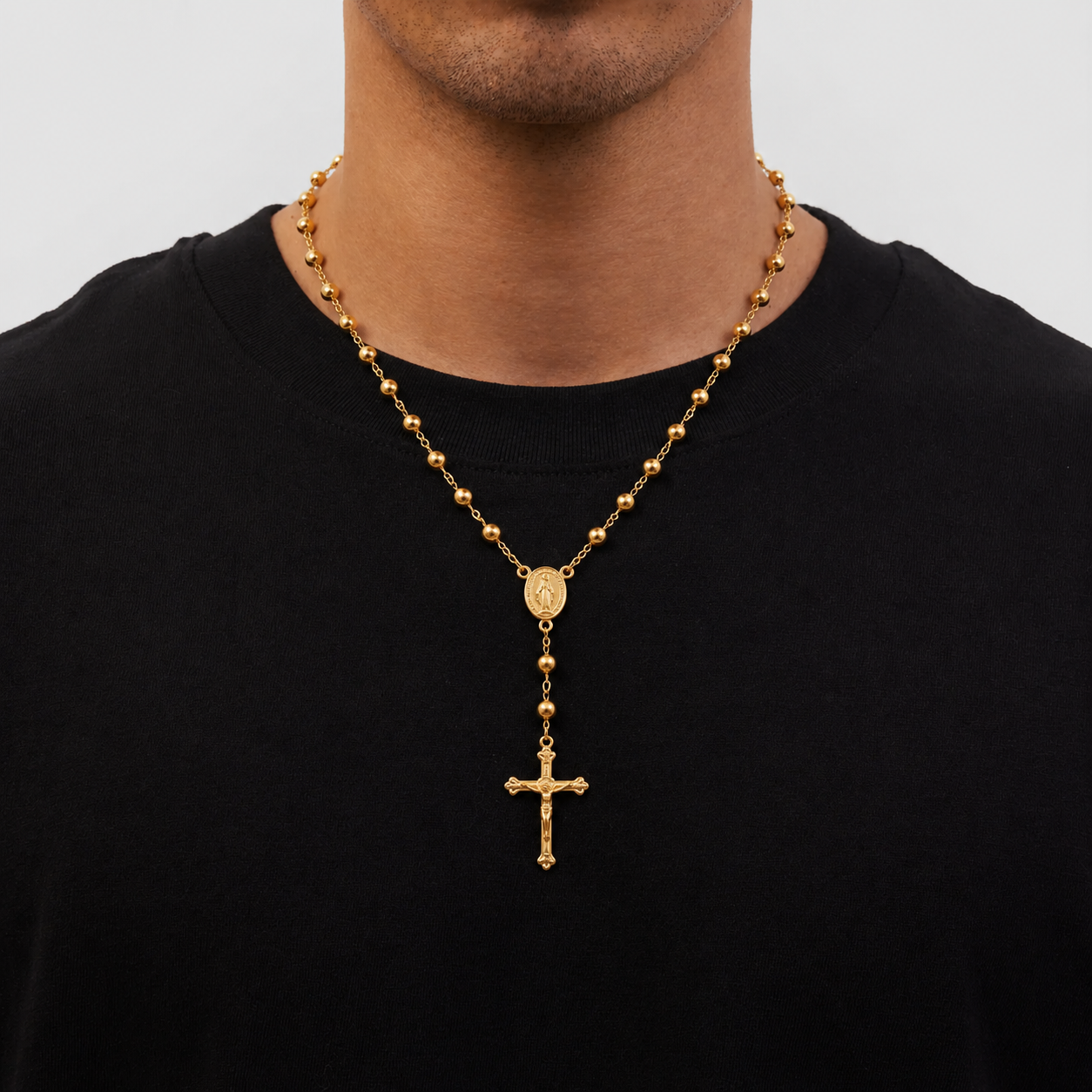 Colgante Rosario Católico (ORO/PLATA)