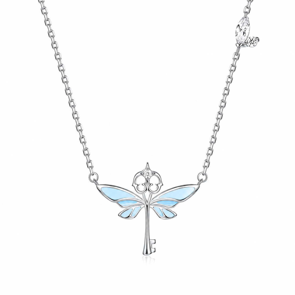Cadena Llave Iluminada (PLATA 925)