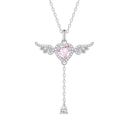 Collar Alas Corazon (PLATA925)