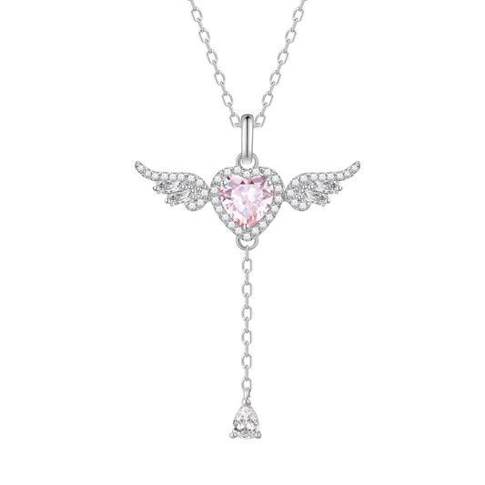 Collar Alas Corazon (PLATA925)